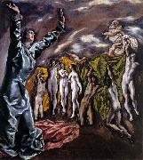 El Greco The Opening of the Fifth Seal France oil painting artist